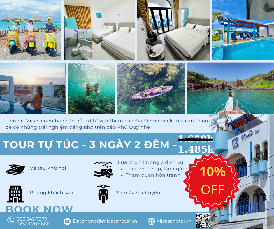 Chương Trình Khuyến Mãi Đặc Biệt Vào Dịp Lễ 2/9 tại Micasa Hotel – Đảo Phú Quý!